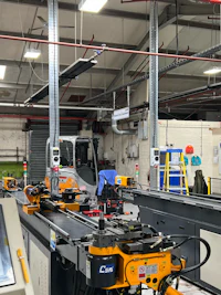 a machine shop with a lot of machines
