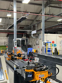 a machine shop with a lot of machines