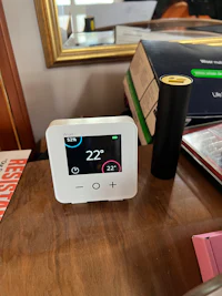 Image showing a smart heating room stat used to control domestic heating systems