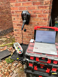Commission & testing of a new EV charging point